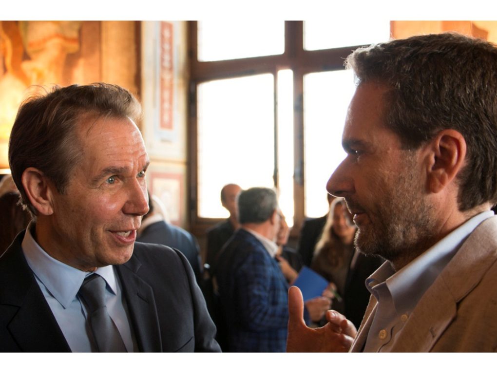 Jeff Koons and Vito Abba